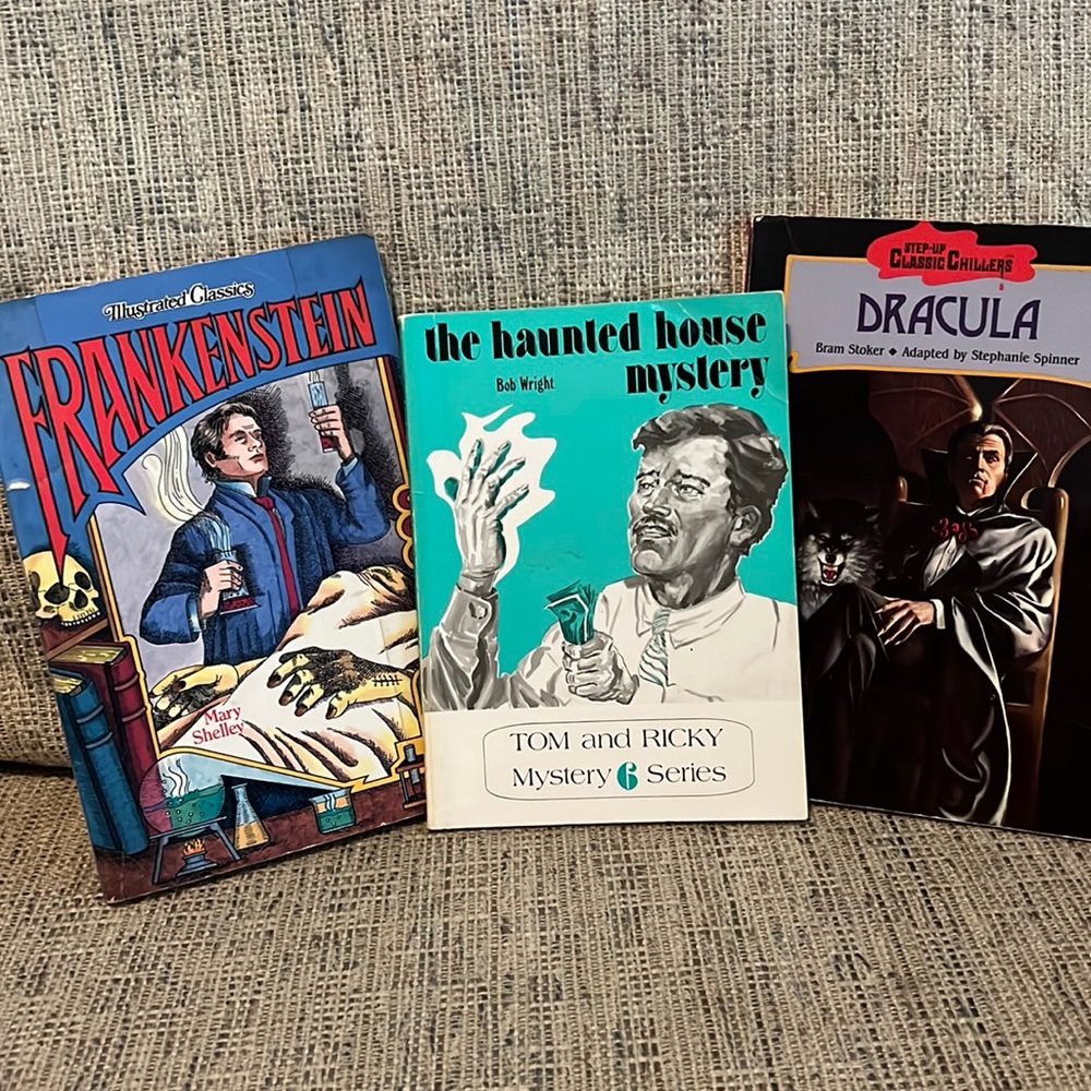 Lot of 3 - Halloween Vintage Chapter Books